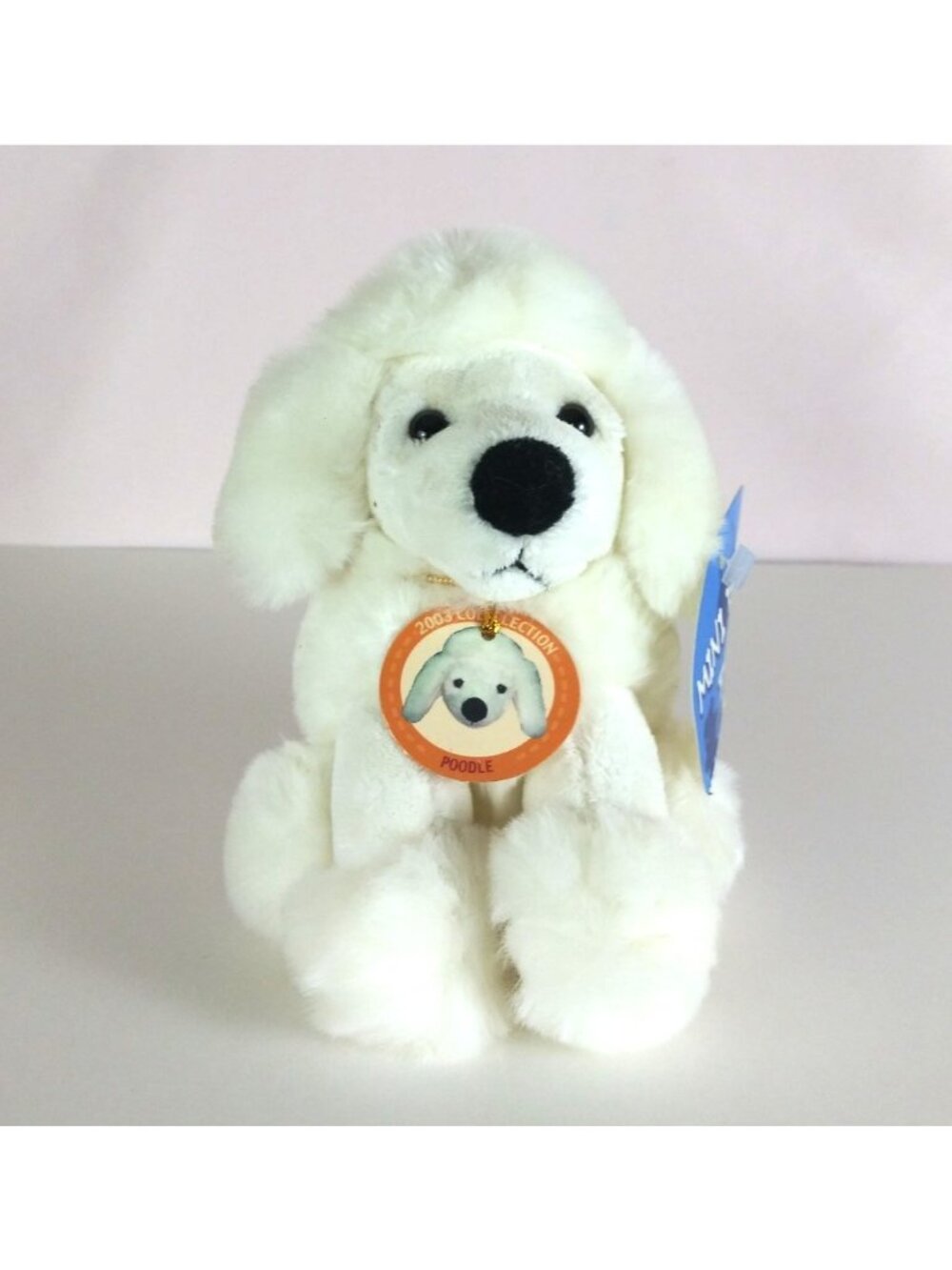 Golden Bear Co. Mini Breed Pups 2003 Collection White Poodle 5" Plush With Tag